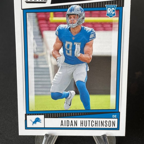 2022 Aidan Hutchinson Panini Score Rookie Card #307 Detroit Lions - Picture 1 of 2